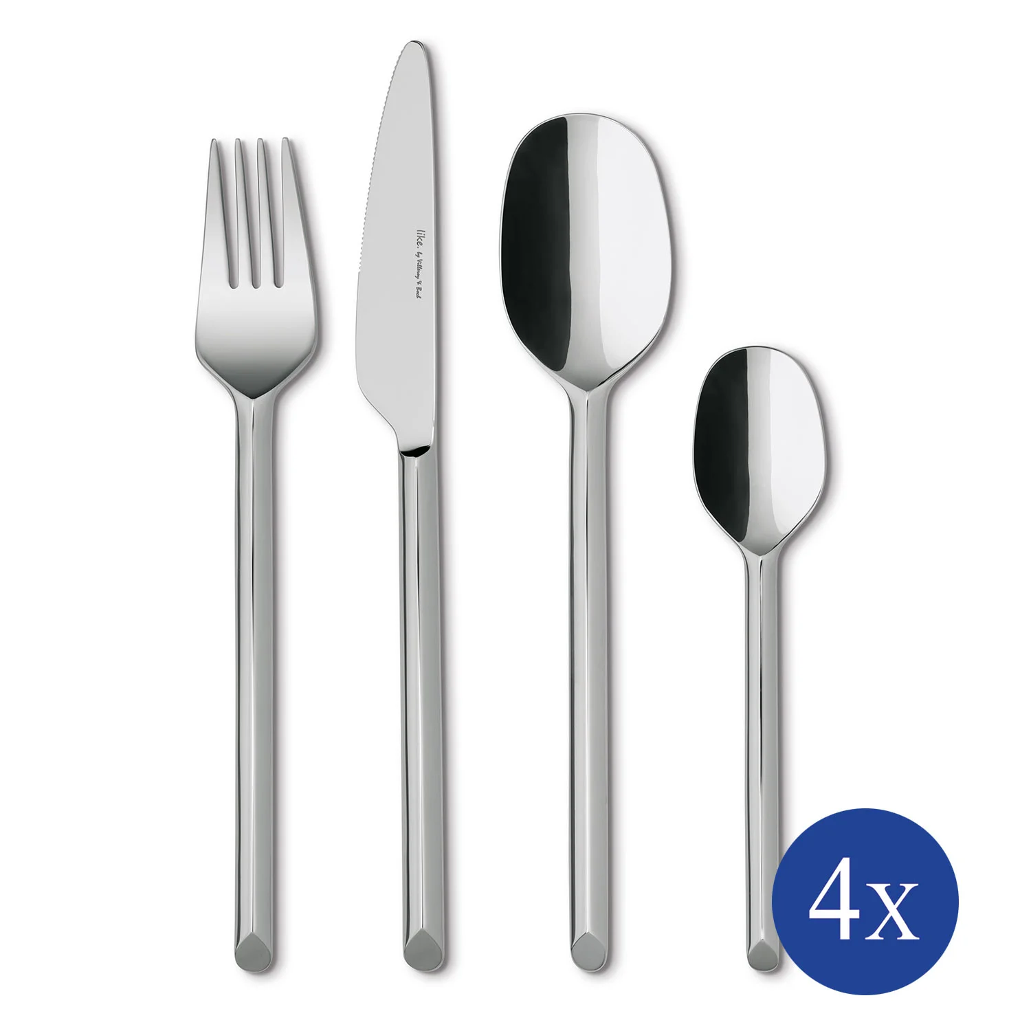 Like Cutlery Набор столовых приборов на 4 персоны, 16 предметов